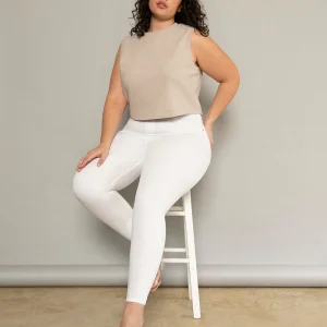 Jegging grande taille Ultimate - Blanc