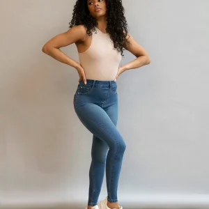 Jegging 7/8e Ultimate - Mid Bleu