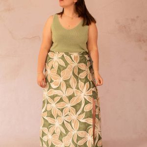 Jupe longue avec fente - Jupe Armande