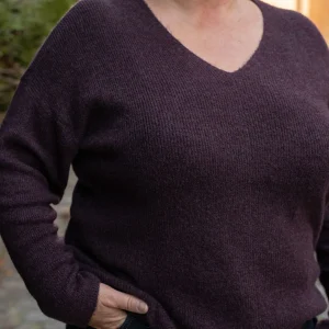 Pull col V en maille douce - Pull Rewlefile