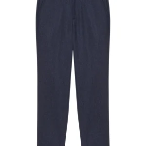 Pantalon Droit Flanelle Alois -  Marine