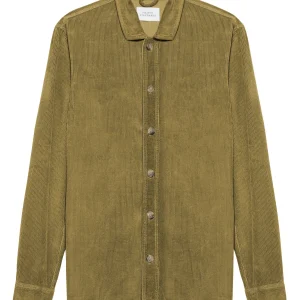 Surchemise Velours Gaston -  Olive