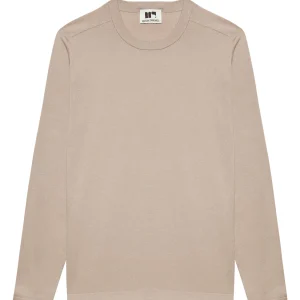 Pull Coton Fine Jauge Pierre -  Beige Clair