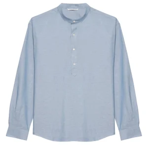 Chemise Peintre Col Mao Pablo -  Ciel