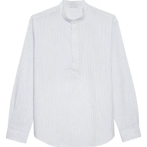 Chemise Peintre Rayée Pablo Raye -  Blanc / Gris Rayé
