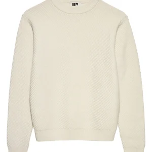 Pull Côte Diagonale Columbia -  Ecru