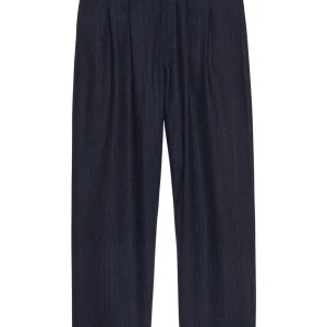 Pantalon Double Pince Raye Saul Rayé - Marine