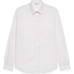 Chemise Loose Multi Rayures Soho Rayée - Bleu Orange