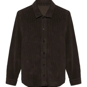 Surchemise Velours Gaston -  Marron Foncé