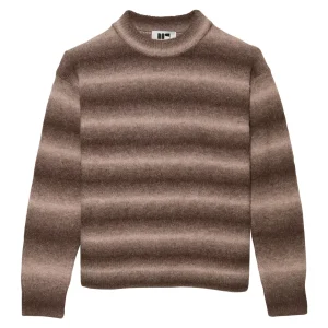 Pull Alpaga Raye Sheffield -  Marron Foncé