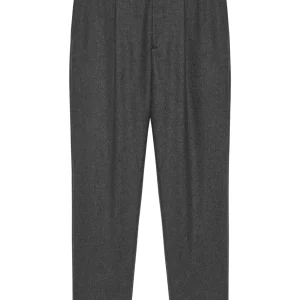Pantalon Loose Flanelle Francois -  Gris Foncé