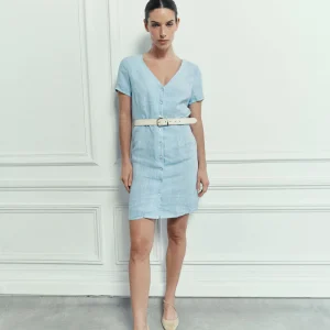 Robe Alena en Lin - Sky Blue