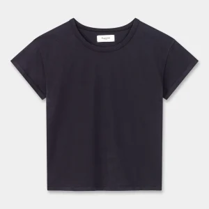 T-shirt Long à Effet Usé - Black Stone