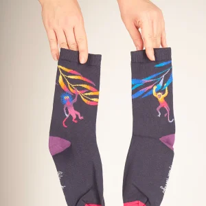 Chaussettes Fantaisie motif animalier "Ouistiti"