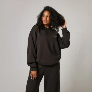 ALL SZN organique Sweat à Capuche Oversize Style 3 - Black Coffee