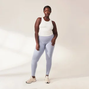 Legging léger taille haute Everyday - Powder Bleu