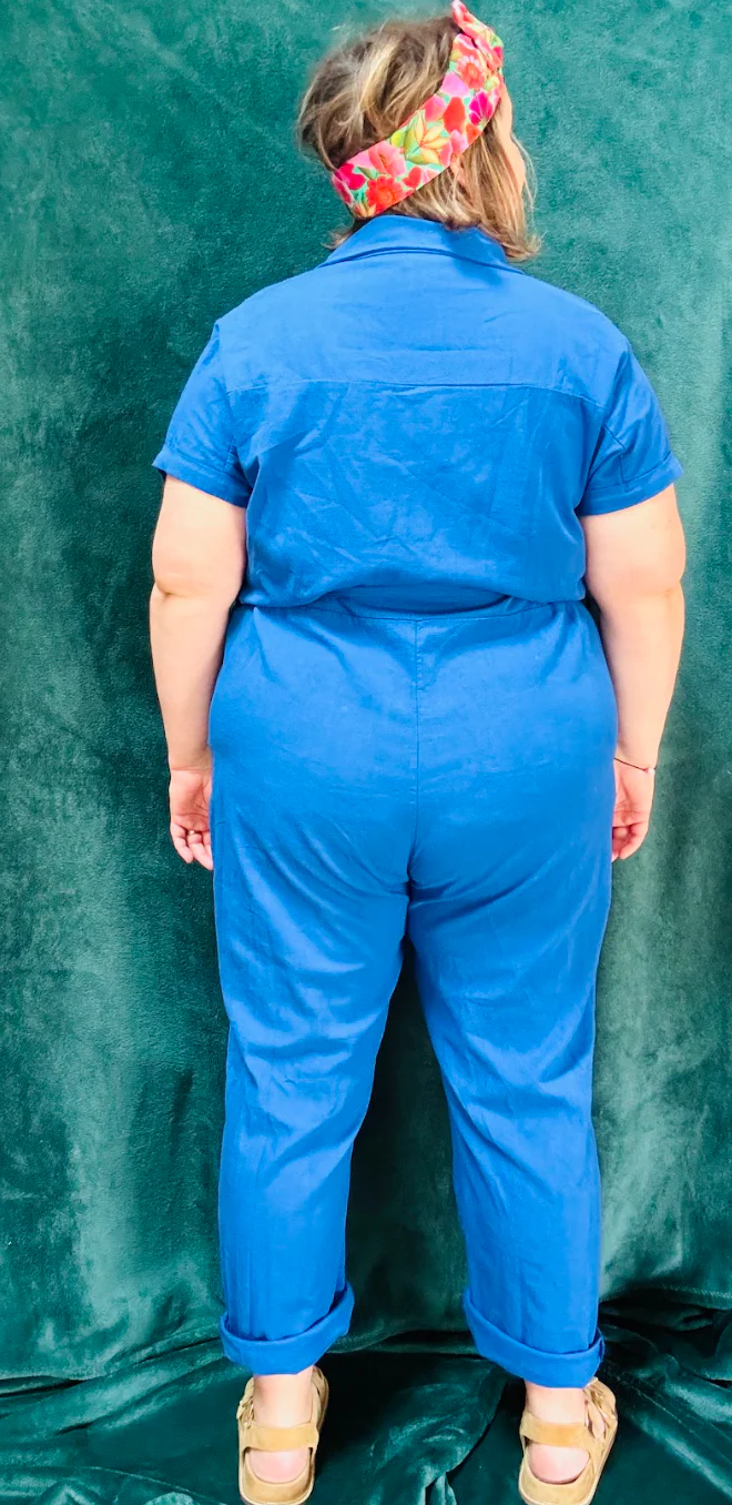 Combinaison Grazia - légère et décontractée en coton et lin - plusieurs couleurs – Image 3