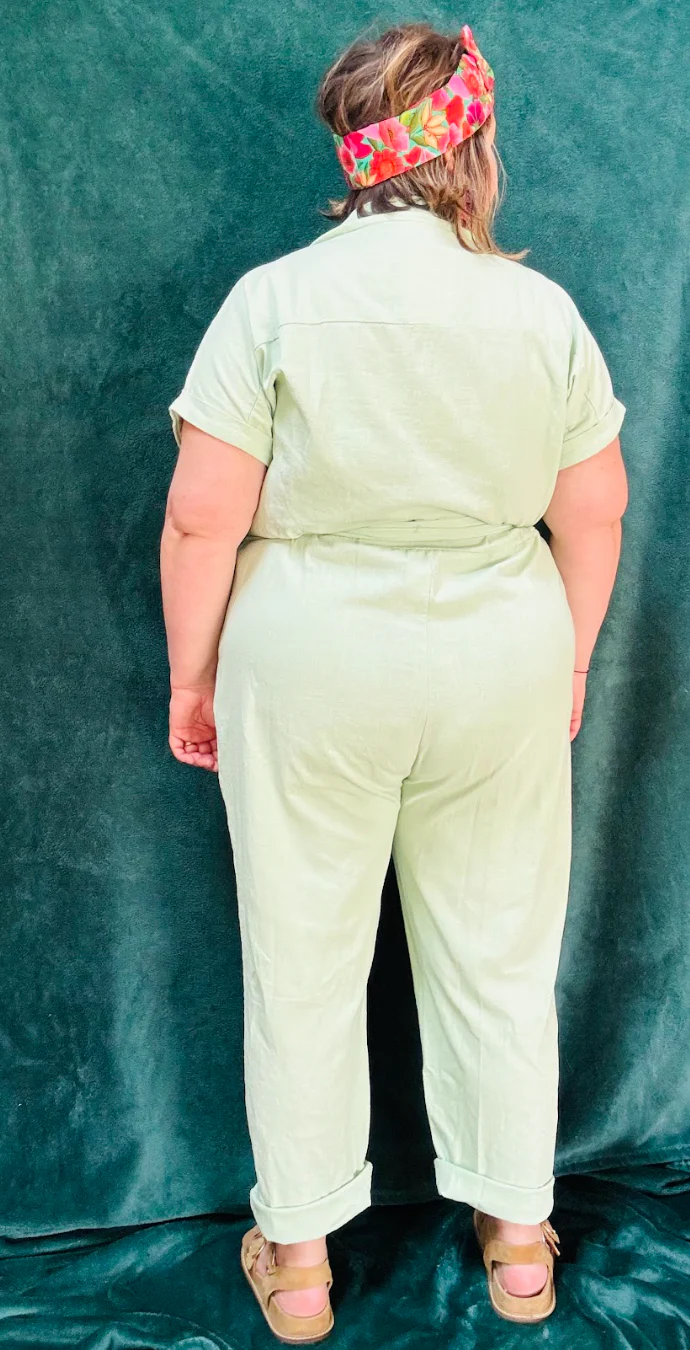 Combinaison Grazia - légère et décontractée en coton et lin - plusieurs couleurs – Image 9