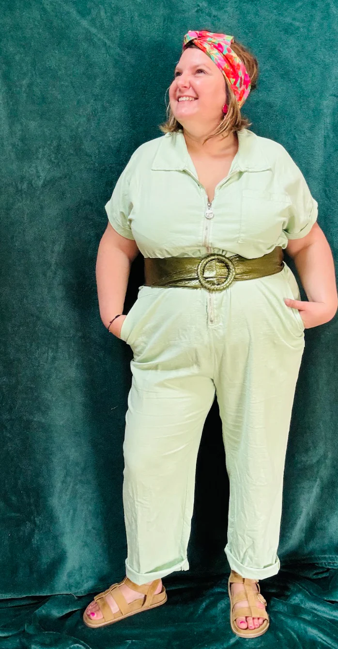 Combinaison Grazia - légère et décontractée en coton et lin - plusieurs couleurs – Image 8