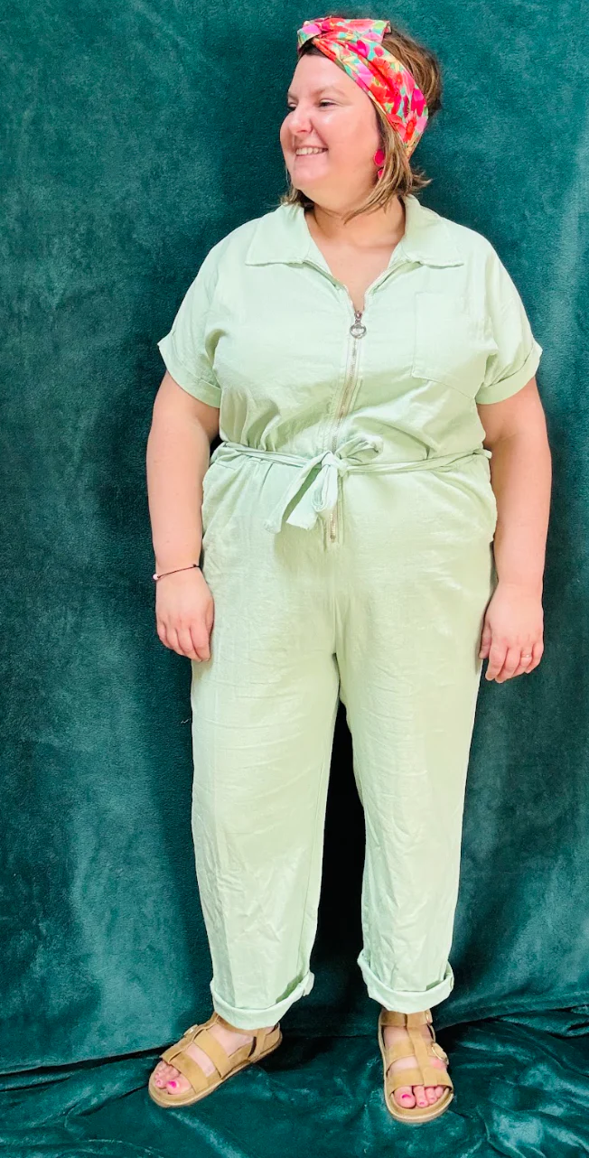 Combinaison Grazia - légère et décontractée en coton et lin - plusieurs couleurs – Image 7