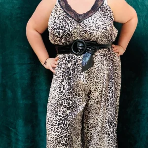 Combinaison léopard Léa- grande taille