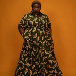 Robe chemise Emma - Longueur MAXI