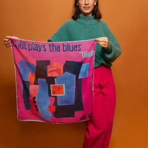 Foulard à écouter "Chet Baker plays the blues" - motif graphique