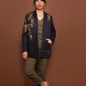 Veste kimono minuit* méduses