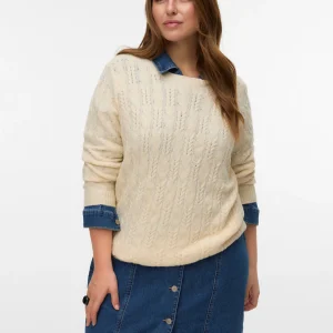 Pull Aries – Pull torsadé crème