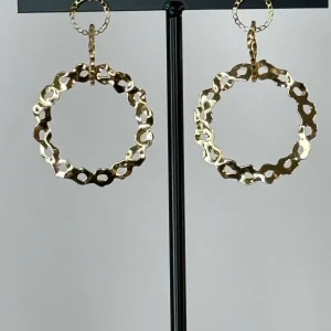 AZURA - BOUCLES D'OREILLES DORE