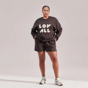 Curve ALL SZN Organic Sweat Shorts - Black Coffee