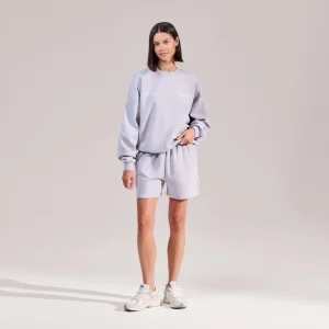 ALL SZN Organic Oversized Graphic Sweatshirt Euphoric - Lilac Mist