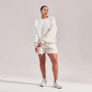 Curve ALL SZN Organic Sweat Shorts - Ecru