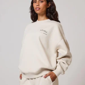 ALL SZN organique Sweat à Capuche Oversize Style 3 - Ecru