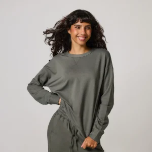 Sweat Lounge-Luxe grande taille - Slate Green