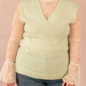 Pull en maille sans manches - Pull Clothilde