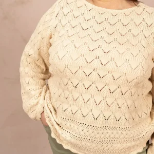 Pull en maille fine ajourée - Pull Lua