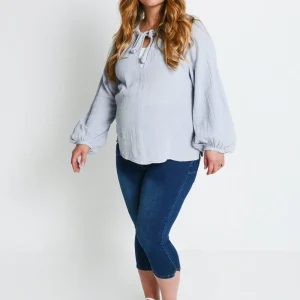 Jegging de grossesse court - Dark Bleu