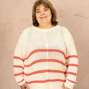 Pull en maille à rayures - Pull New Foxy