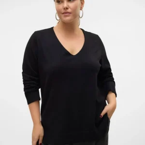 Pull fin droit col V - Pull Silje