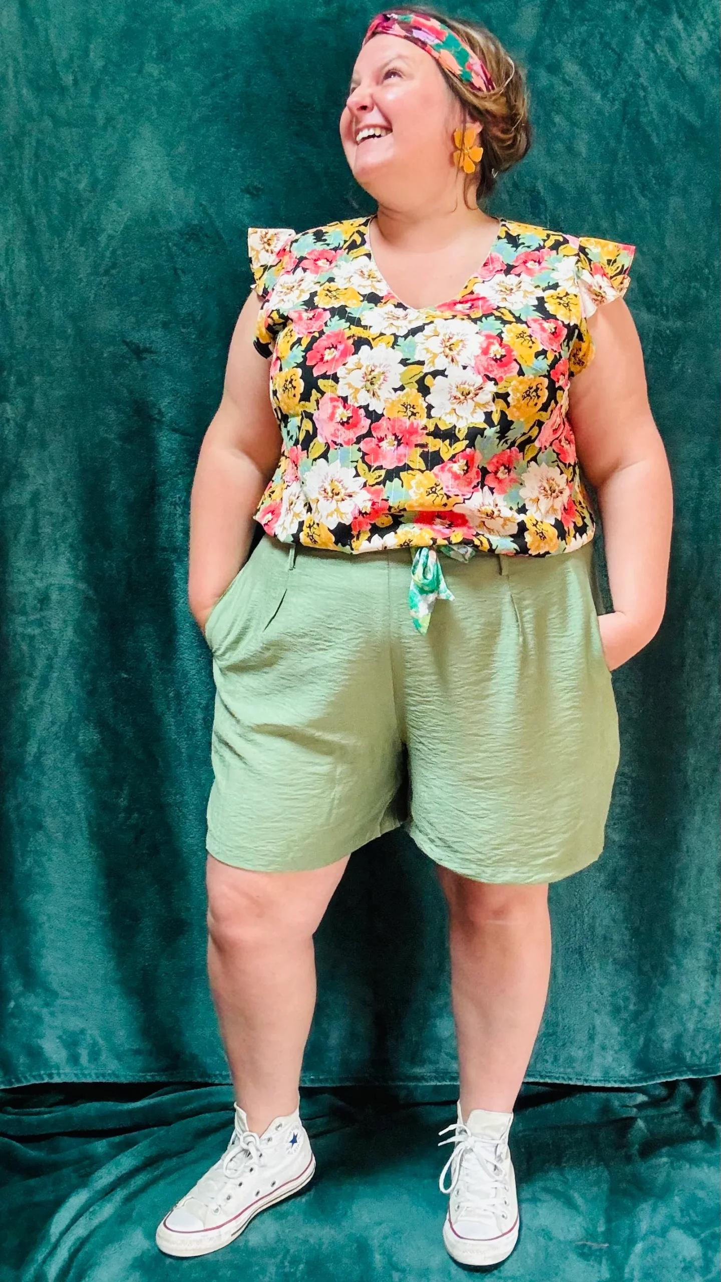 Top Suzon - grande taille motifs fleuris – Image 8