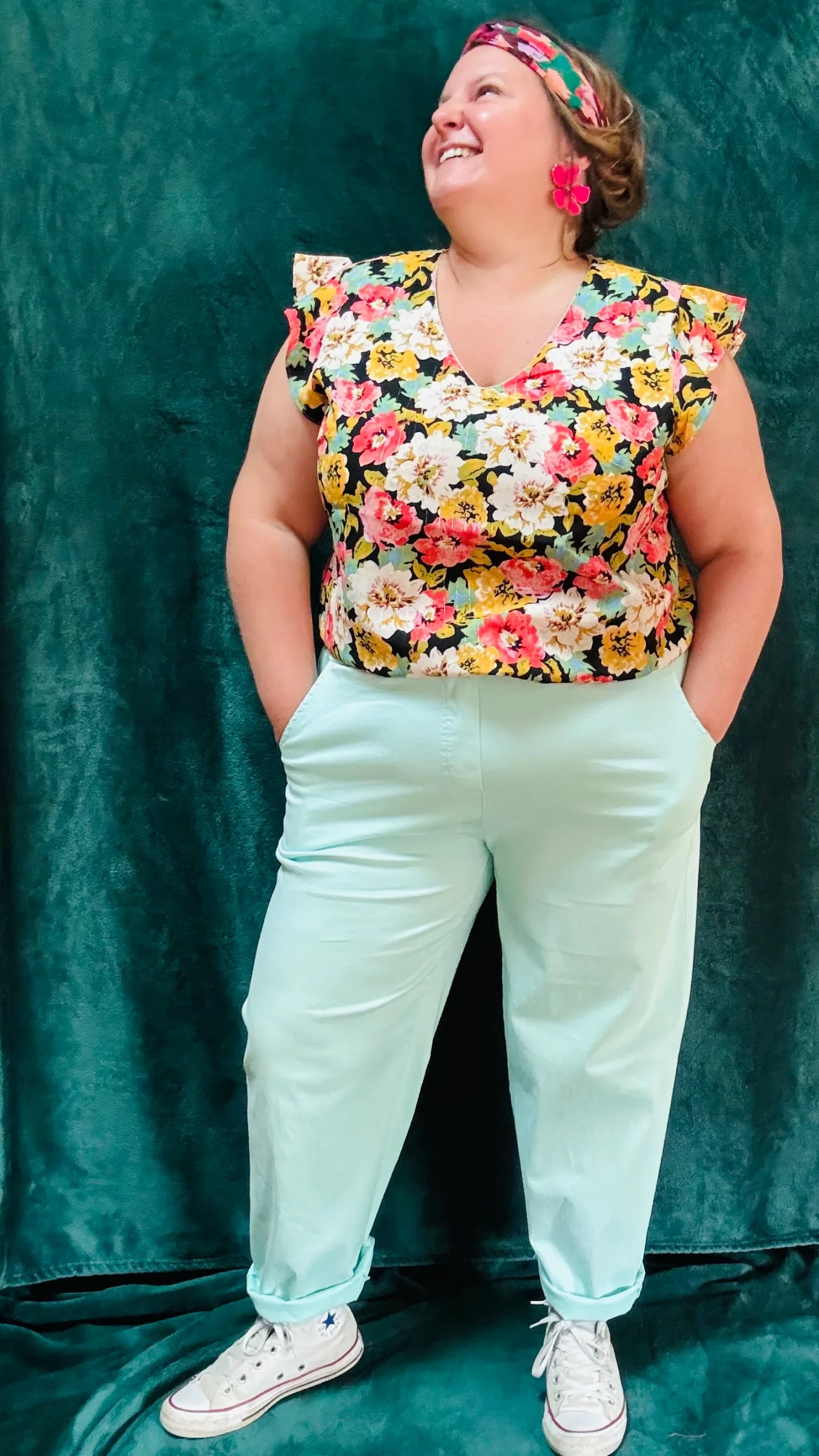 Top Suzon - grande taille motifs fleuris – Image 7