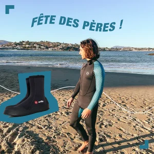 Pack Fête des Pères : Combinaison 3/2mm & Chaussons