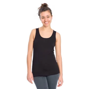 Débardeur Noir Femme en fibres de cellulose (Lyocell)