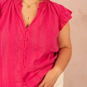 Blouse en broderie anglaise - Blouse Alizée