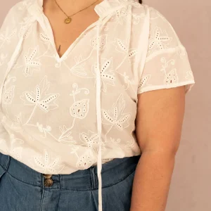 Blouse en broderie anglaise - Blouse Camilla