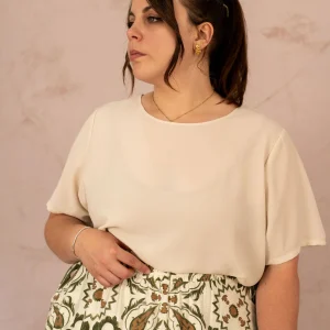 T-shirt gaufré ample - Blouse Vica