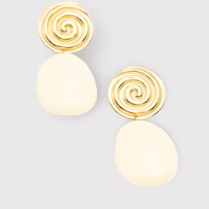 Lamya | Boucles pendantes ovale