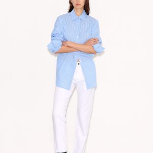 Chemise ample COURTNEY STRIPY BLUE STRIPES