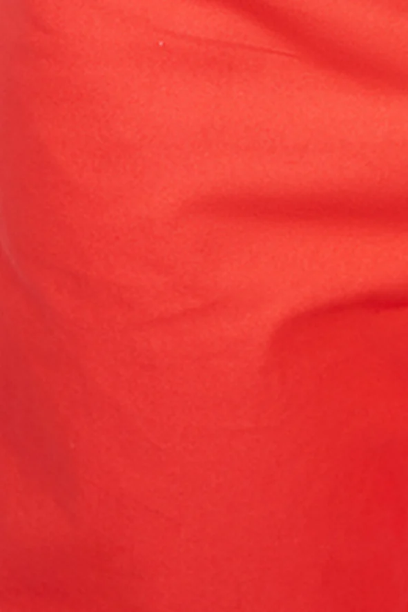 Veste courte "Kim" en denim rouge – Image 6